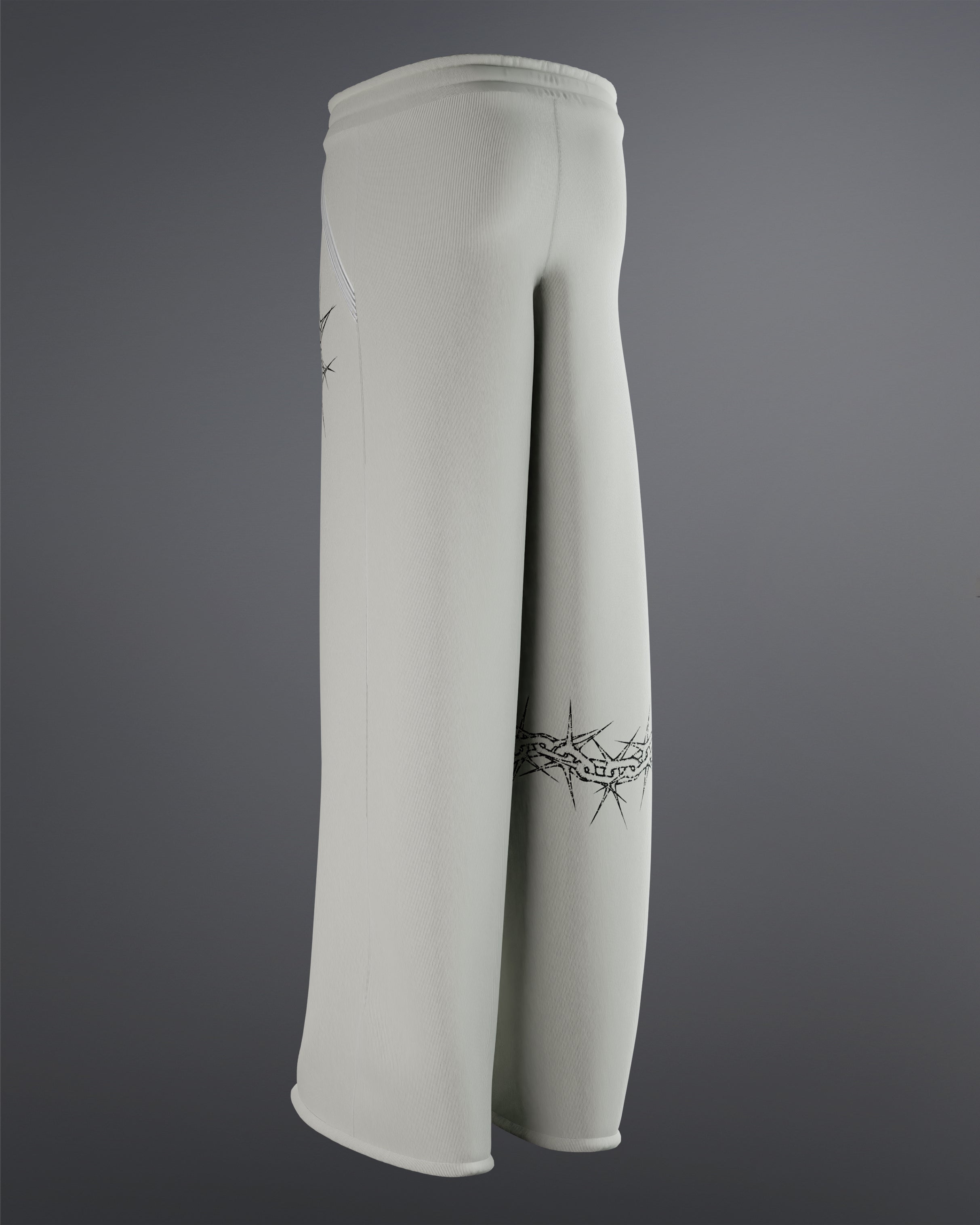 Spiked Cage Sweatpants  [OFF-WHITE]