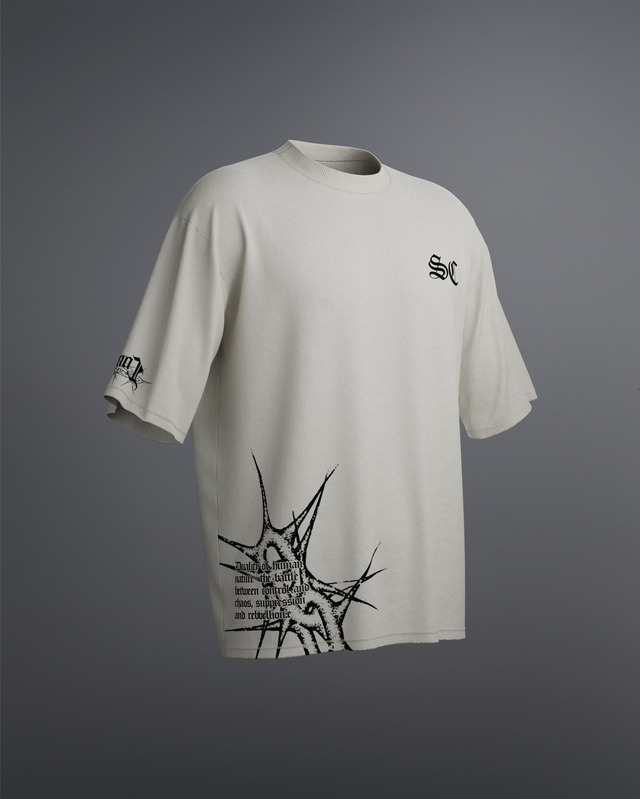 Spiked Cage Tee [OFF-WHITE]