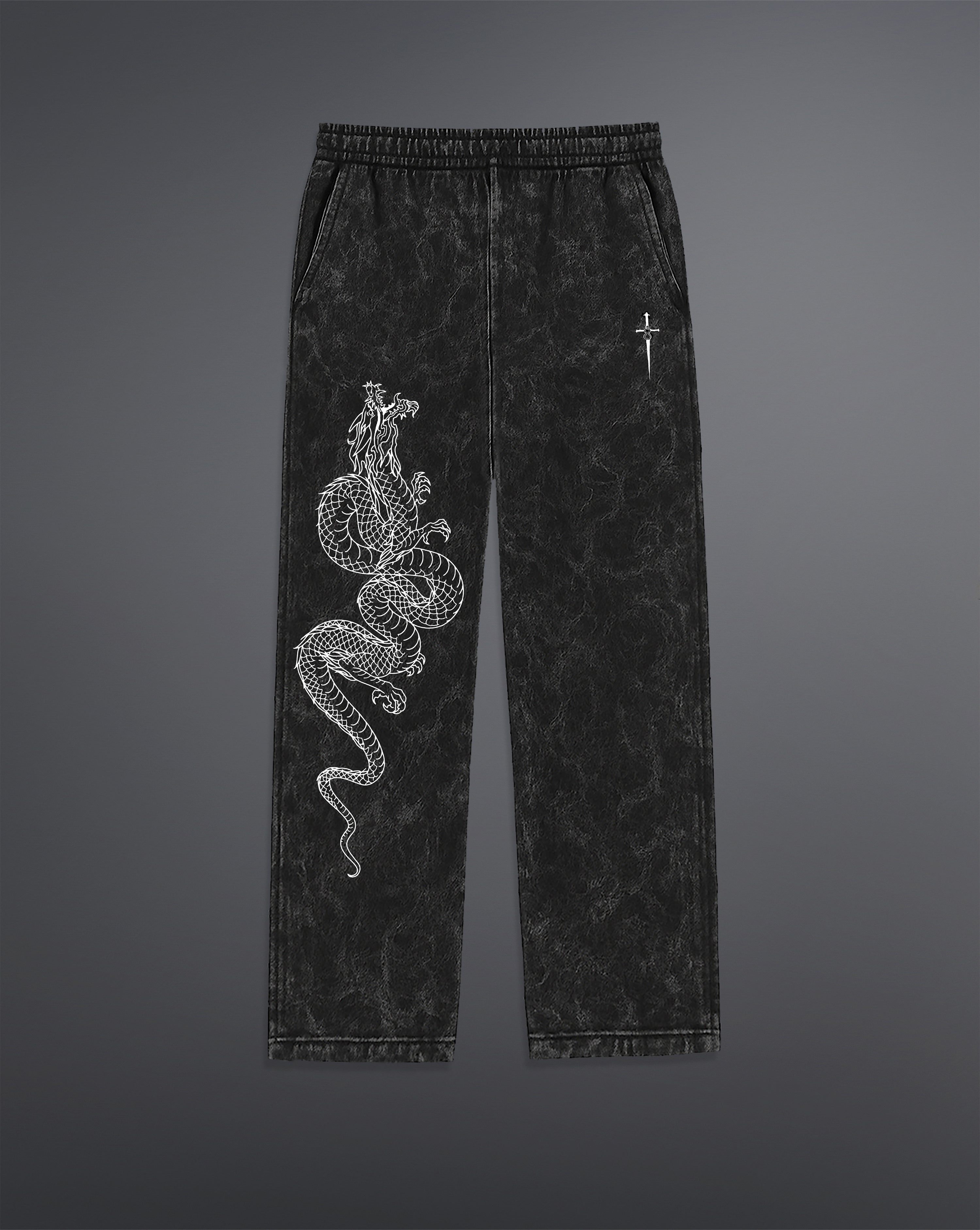 Drago Knight Sweatpants [ACID WASHED]