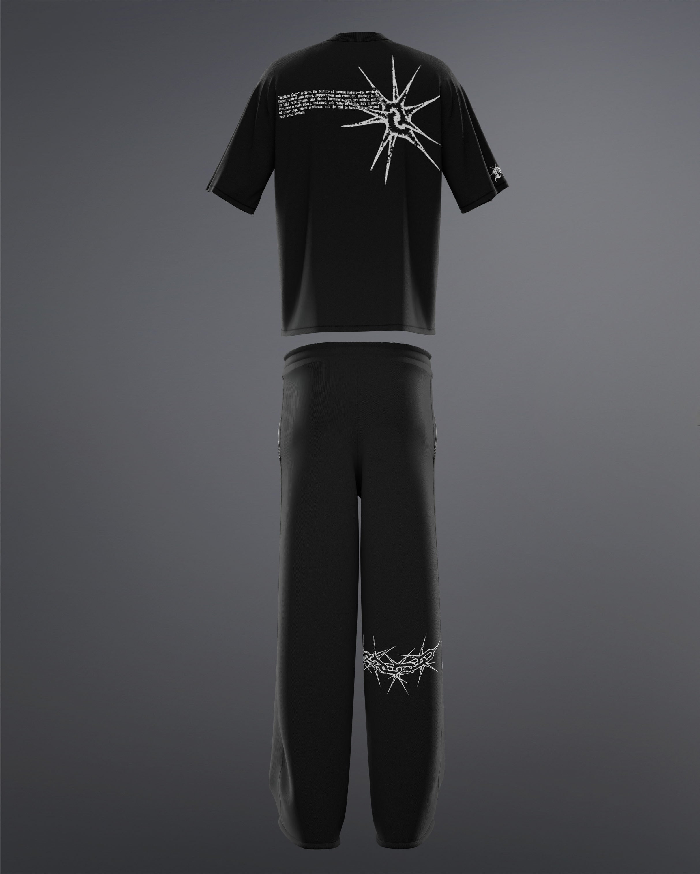 Spiked Cage Set [BLACK]