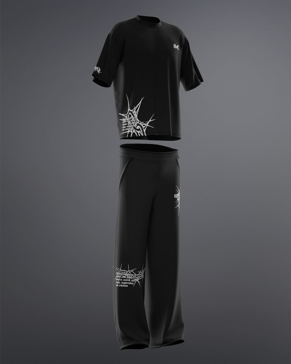 Spiked Cage Set [BLACK]